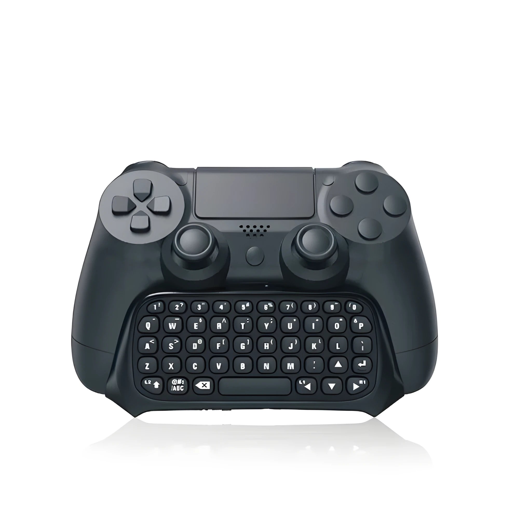 Bluetooth gamepad keyboard for PS4 console, black plastic, 17.2x6.3x5.6 cm