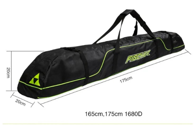 Waterproof Oxford ski gear bag in 175CM length for carrying ski equipment