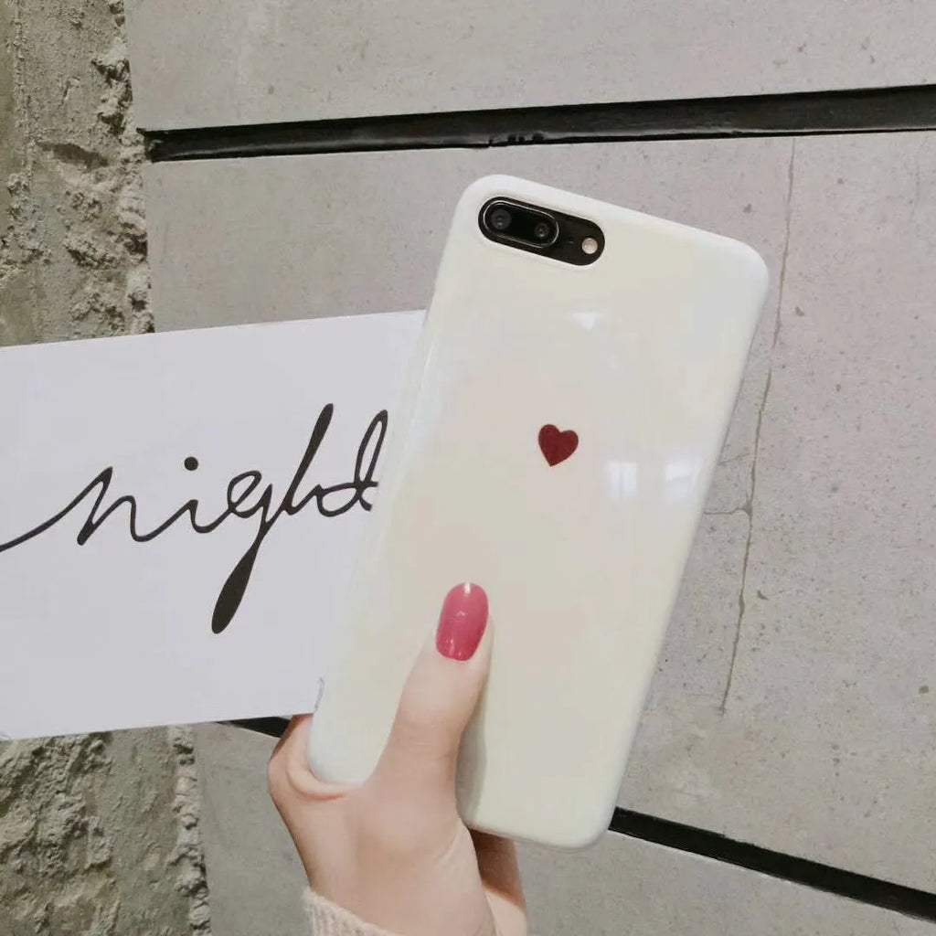 Clear blue light filtering iPhone back cover case shown in blue/white and white colour variants