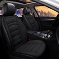 Electric heating cushion for car with backrest, 12V winter seat heater in beige, one-seater style