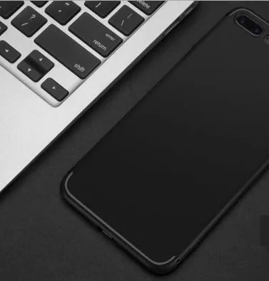 TPU silicone mobile phone case for Apple iPhone models showing black, blue, red and white colour options