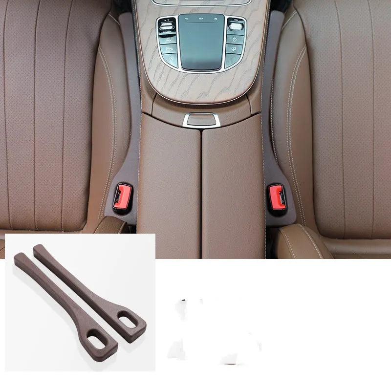 Waterproof polyresin car seat gap sealing strip with handle in multiple colours.