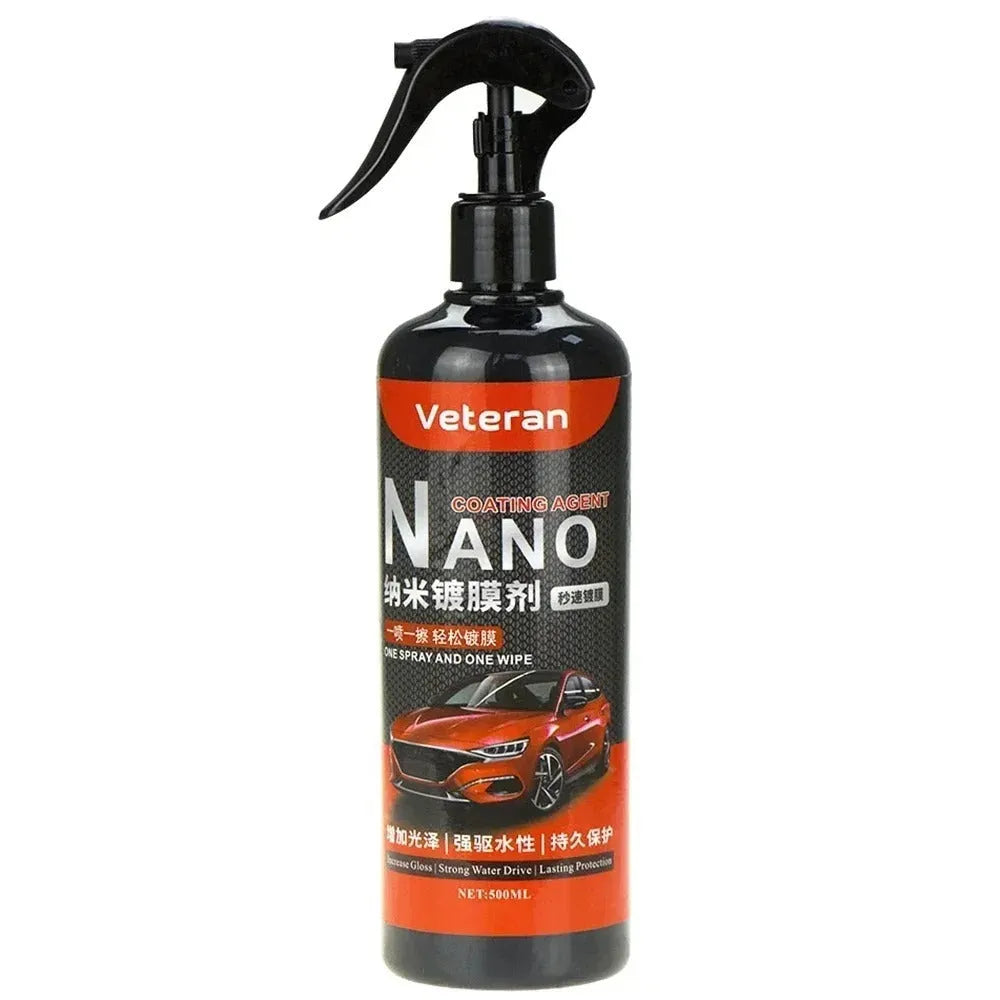 Automotive coating agent spray bottle in 250ml or 500ml size for vehicle maintenance