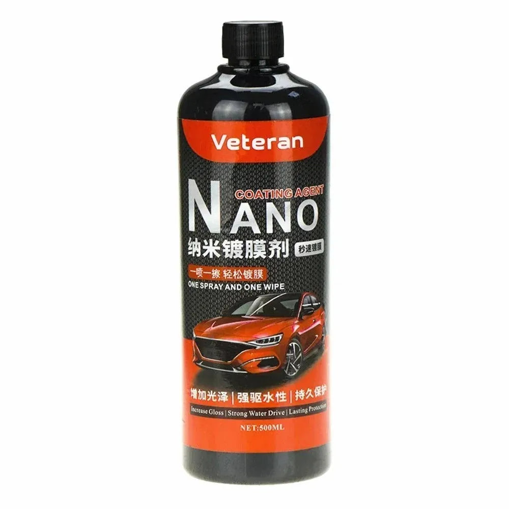 Automotive coating agent spray bottle in 250ml or 500ml size for vehicle maintenance
