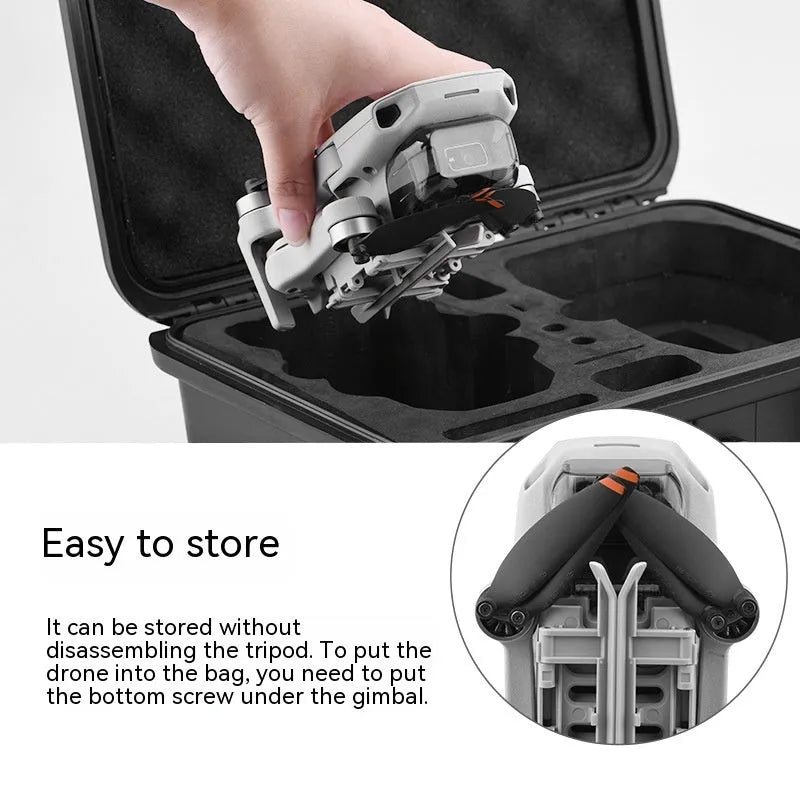 UAV landing gear folding monopod accessory in plastic with height increasing tripod, 8.7cm unfolded size