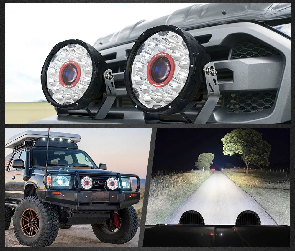7-inch LED waterproof off-road vehicle retrofit lights pair