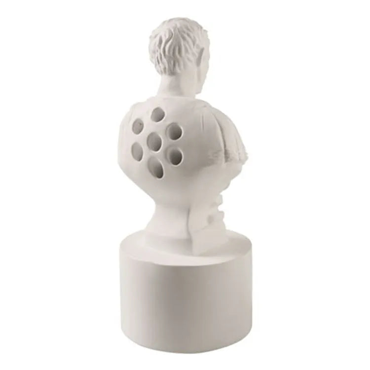 White American-style character modelling pen holder for desk organisation
