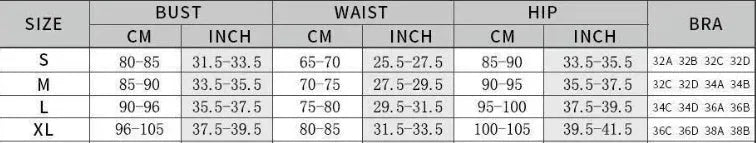 Blue patterned women's one-piece swimsuit with matching gauze skirt shown in multiple size options