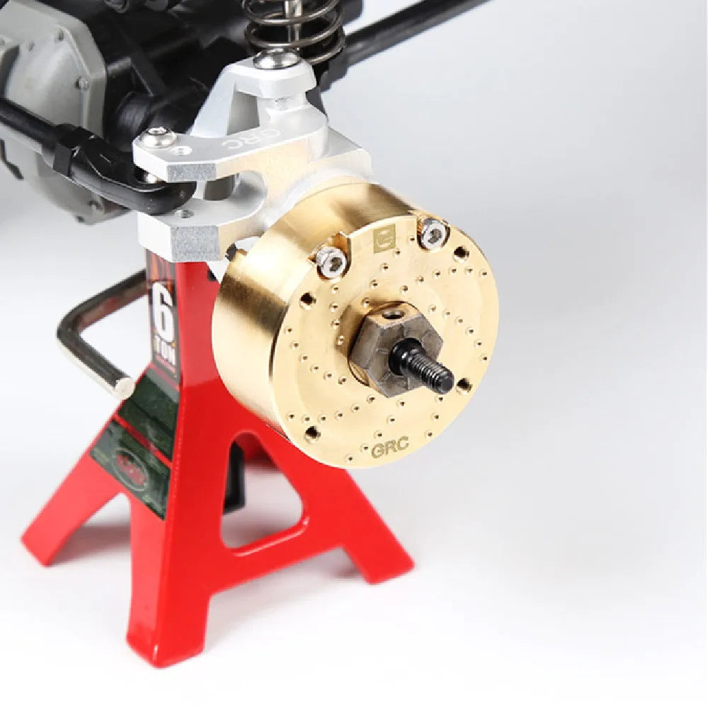 Brass gearbox cover replacement part for mechanical toy axle doors
