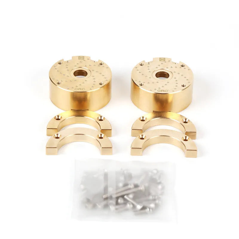 Brass gearbox cover replacement part for mechanical toy axle doors