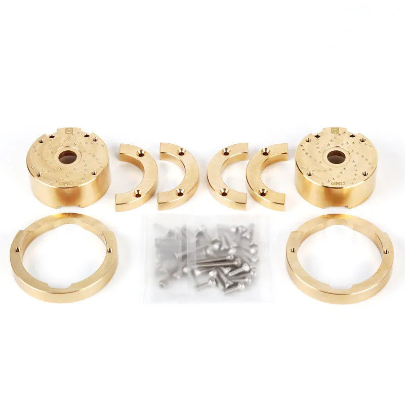 Brass gearbox cover replacement part for mechanical toy axle doors