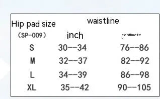 Black cycling hip protection pants with integrated pads, showing hook and loop fastener closures.