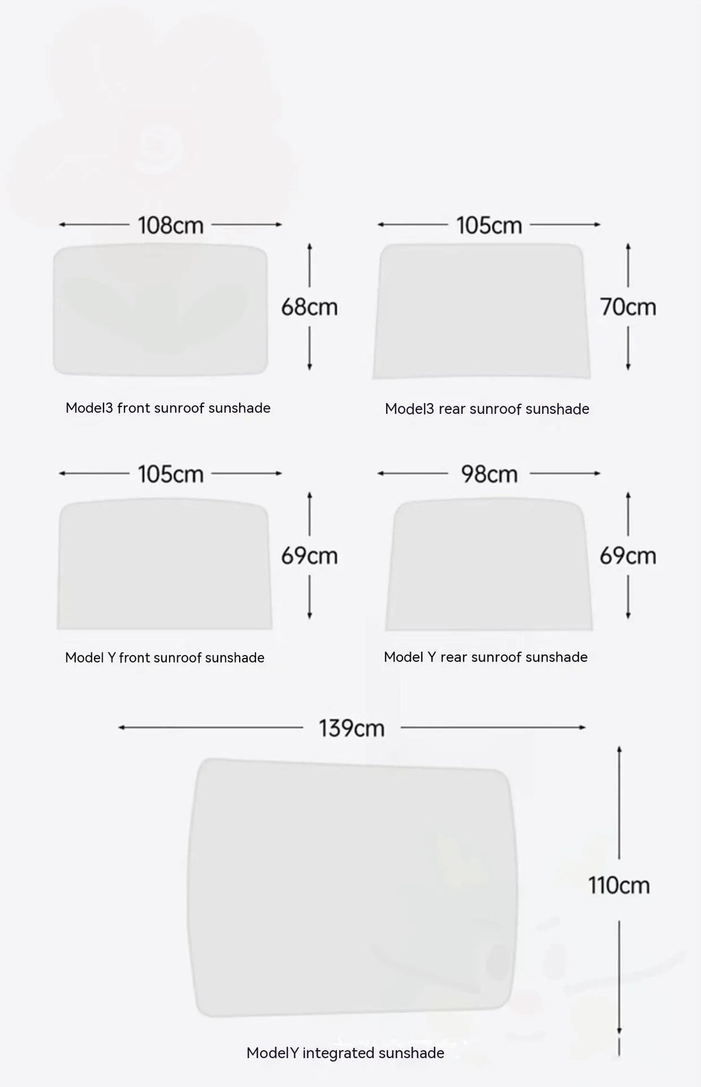 Silicone electrostatic adsorption car sunshade with plaid pattern in black colour