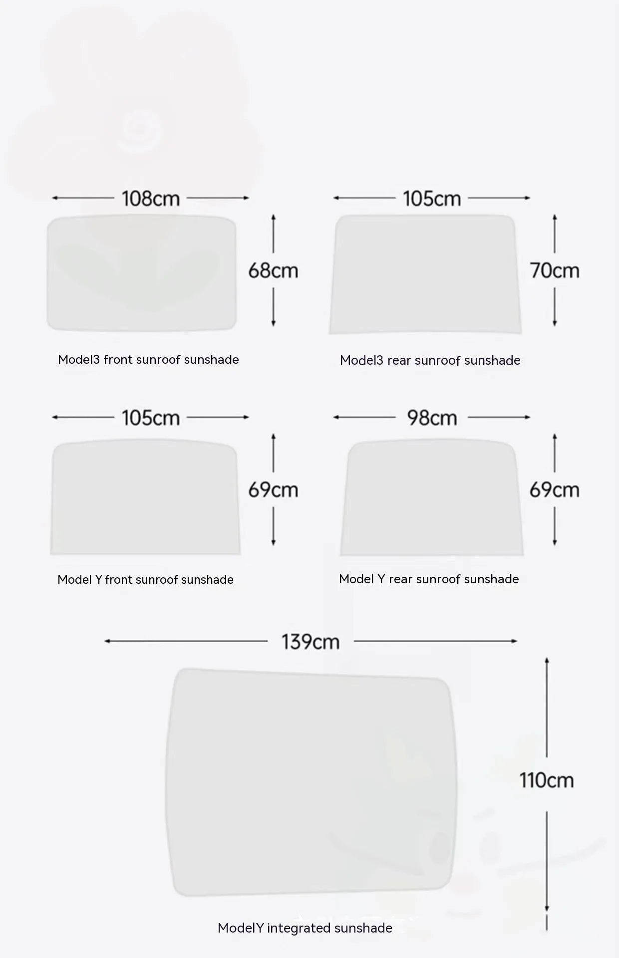 Silicone electrostatic adsorption car sunshade with plaid pattern in black colour
