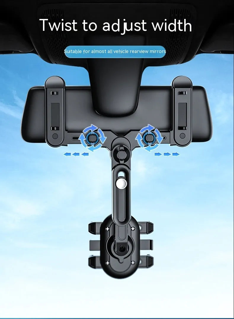 ABS automobile rear view mirror bracket for 7th generation upgraded folding rod rearview mirrors