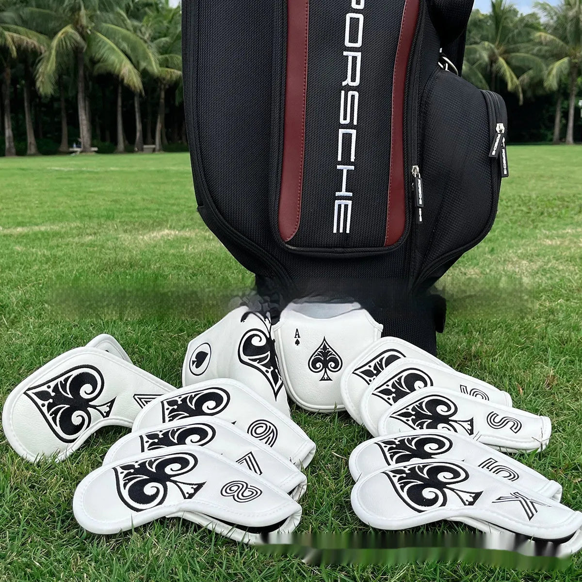 PU material golf putter sleeve in three colour options for club protection