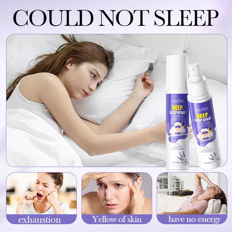 85ml fatigue relief sleep spray bottle with universal skin type compatibility