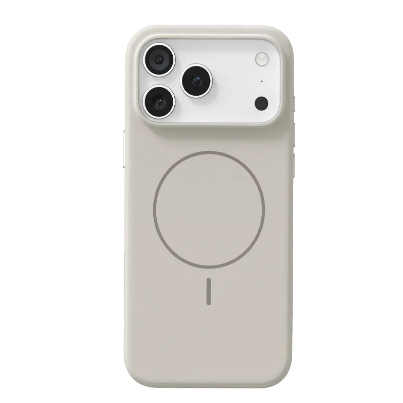 Frosted matte magnetic protective cover for iPhone 17 Pro with camera button protection