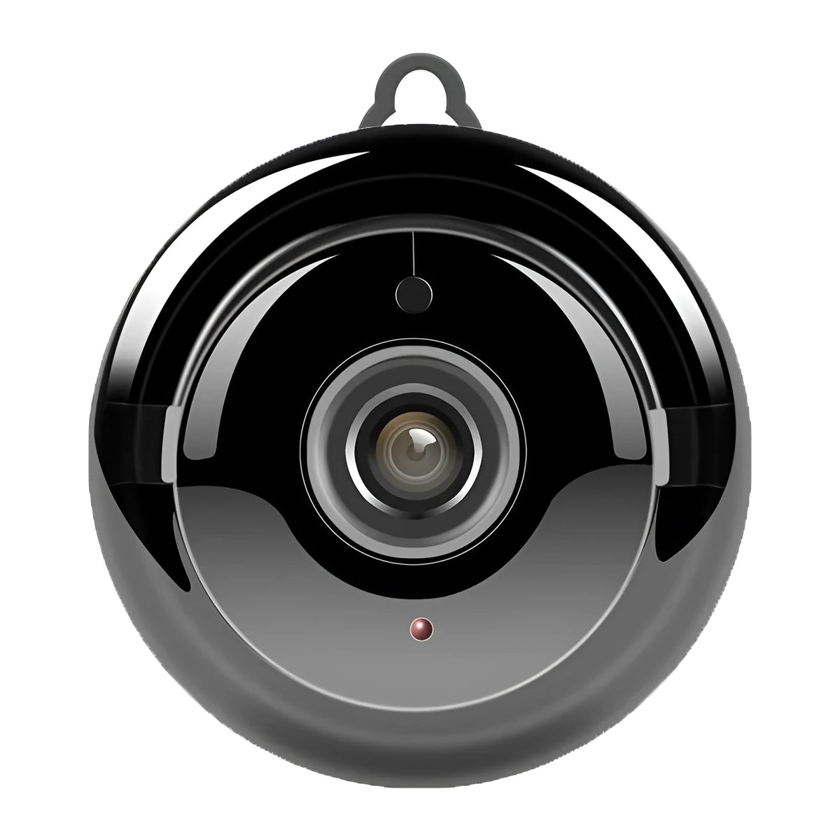 White HD night vision network home camera with motion detection and two-way audio for indoor security