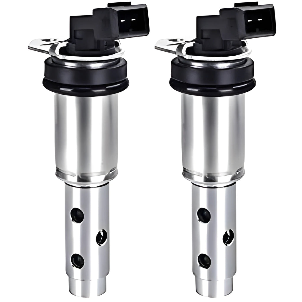 Metal BMW VVT solenoid valve part for 1, 3, 5 Series models on white background