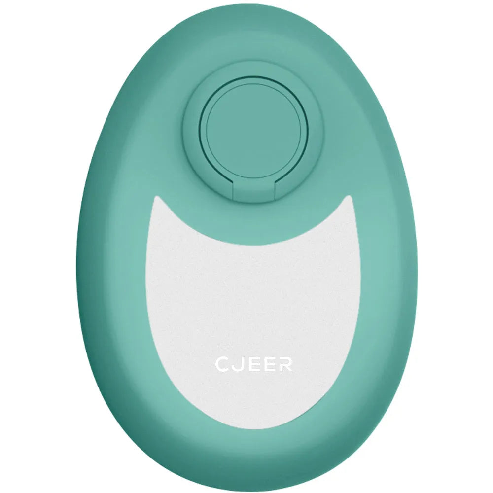 CJEER crystal hair removal device with nano-glass surface and metal finger ring in green purple black colours