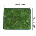 Artificial grass dog and cat toilet training mat in small, medium, and large washable sizes.