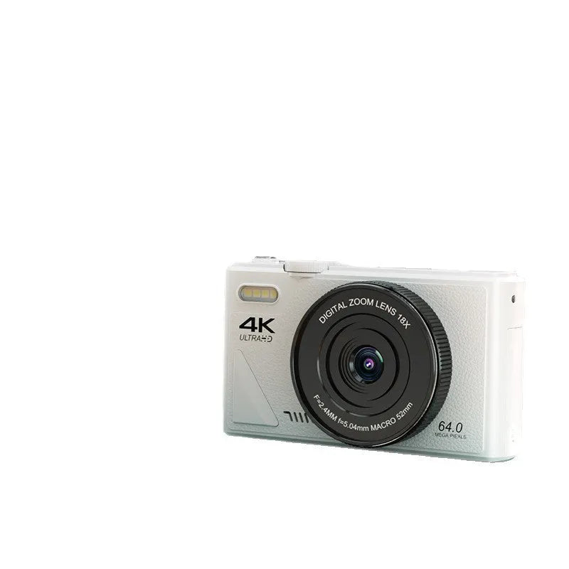 Compact CCD HD digital camera with WiFi transmission, full HD screen, 11.5cm x 4.6cm x 6.95cm, in black, pink, or white