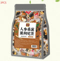 Ginseng black wolfberry tea package with 40 individual herbal tea sachets