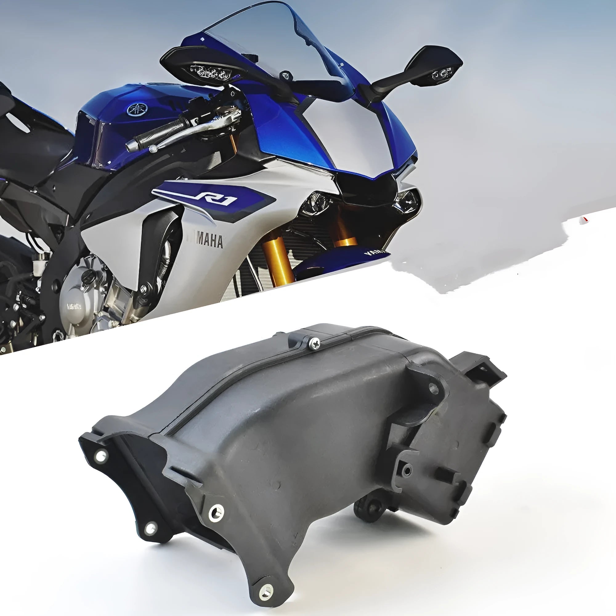 Black oil-resistant breather hose for Yamaha motorcycle crankcase ventilation, 280mm long.