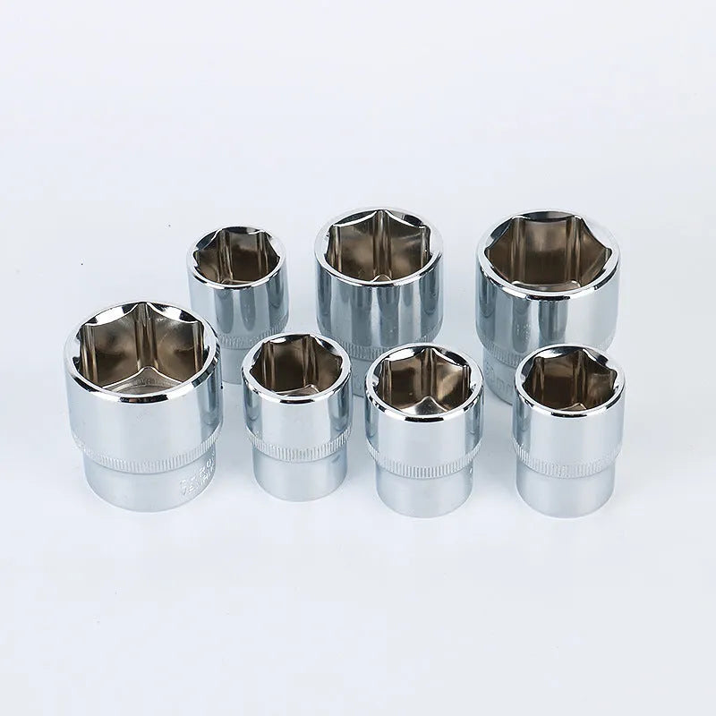 61-piece chrome vanadium steel automotive socket wrench set with metric tools for car repair