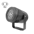 Christmas LED snowflake projector light showing rotating festive patterns for outdoor and indoor holiday decoration