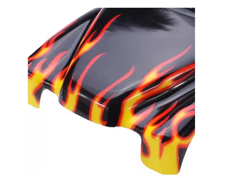 PVC replacement car shell for Traxxas Grave Digger RC 1/10 RTR Truck in yellow