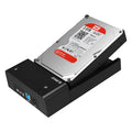 ORICO 6518US3 black external hard drive enclosure for 2.5 and 3.5 inch SATA HDD SSD with USB 3.0