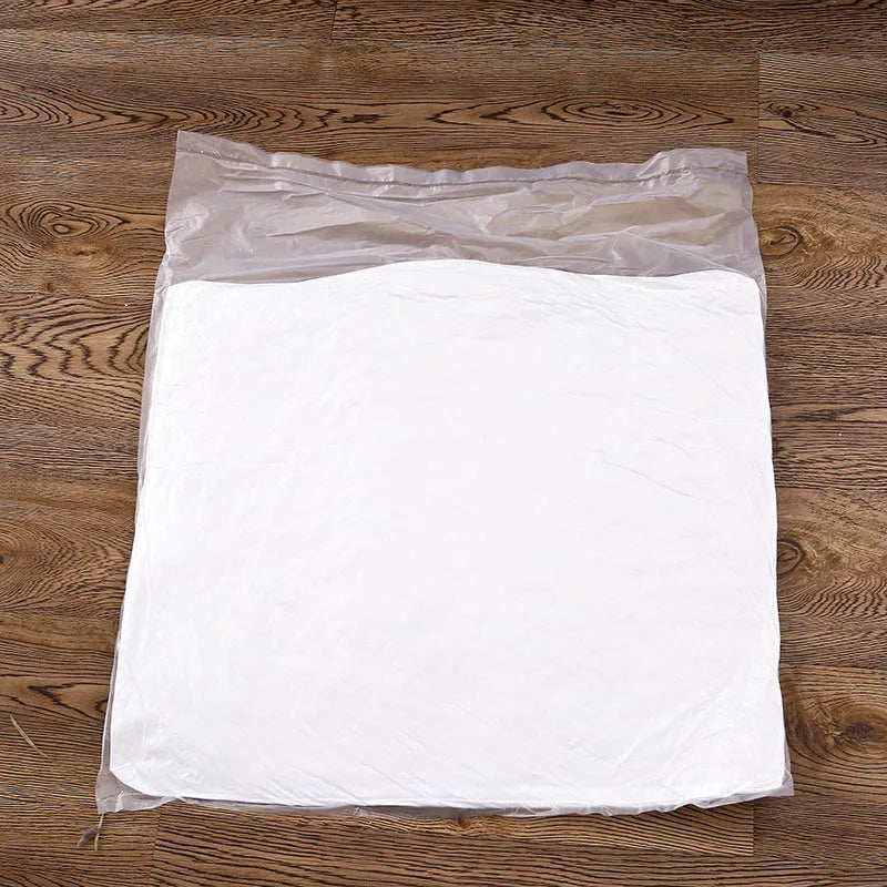 White cotton throw pillow sofa cushion insert with detachable pillowcase, sizes 35x55cm to 75x75cm