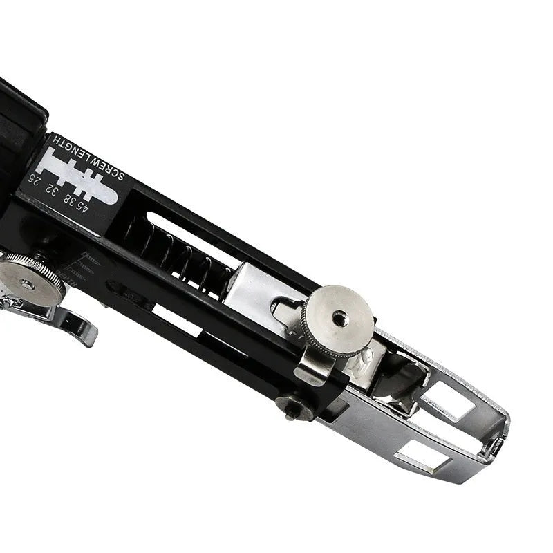Chain screw gun head set with metal construction and stainless steel components