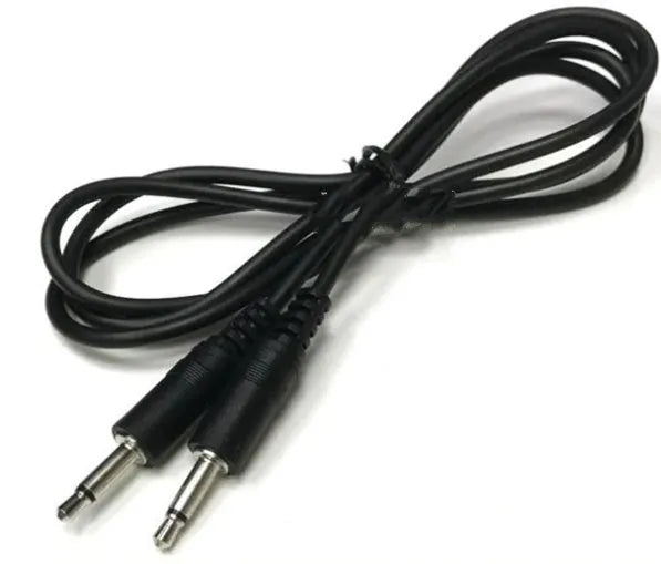 1 metre long 3.5 mm audio extension cable with gold-plated male and female connectors