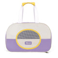 Foldable cat backpack carrier in Oxford cloth with large capacity and breathable design for pet transport