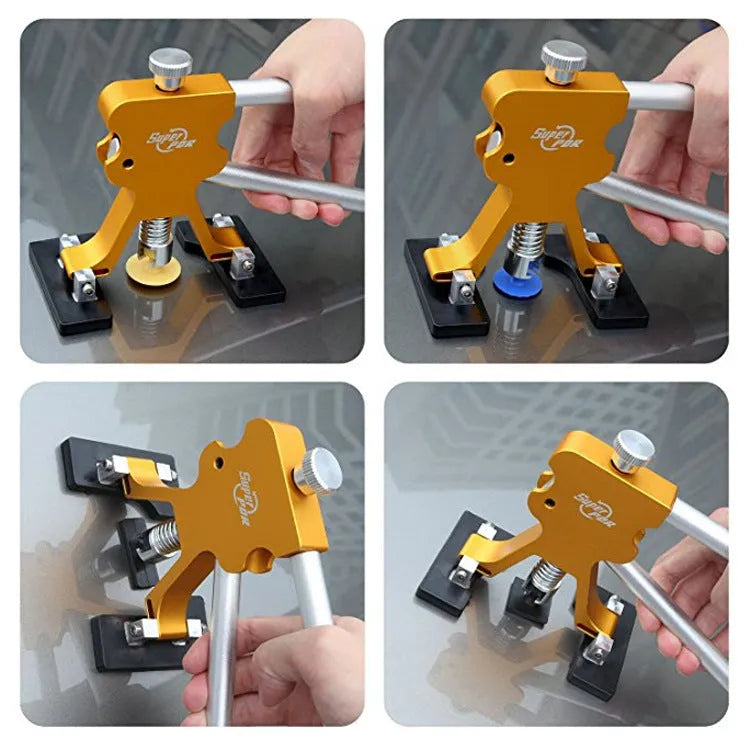 Car dent repair puller kit with glue gun and accessories in carton packaging, 1.78kg