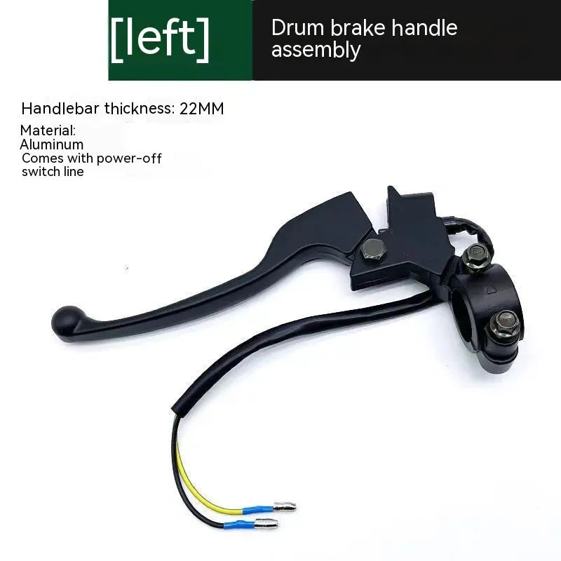 Aluminium alloy belt power-off brake handle assembly with 22mm thickness handle
