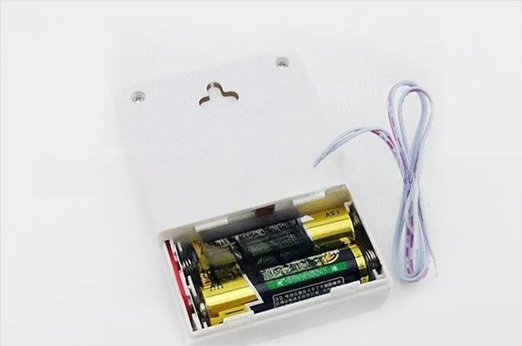White wired doorbell 87x62x23mm mounted on door frame with dingdong chime for hotel or home use