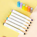 Deli S605 oblique tip highlighter pens in Macaron, Crystal, and Dark colour sets for student notes