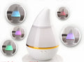 Mini USB humidifier and aroma atomizer with seven color LED lights for car and home, PP ABS construction, 122x122x152mm