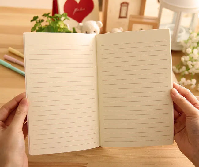 A5 portable notebook 21x14cm with broken flowers cover design for student school supplies