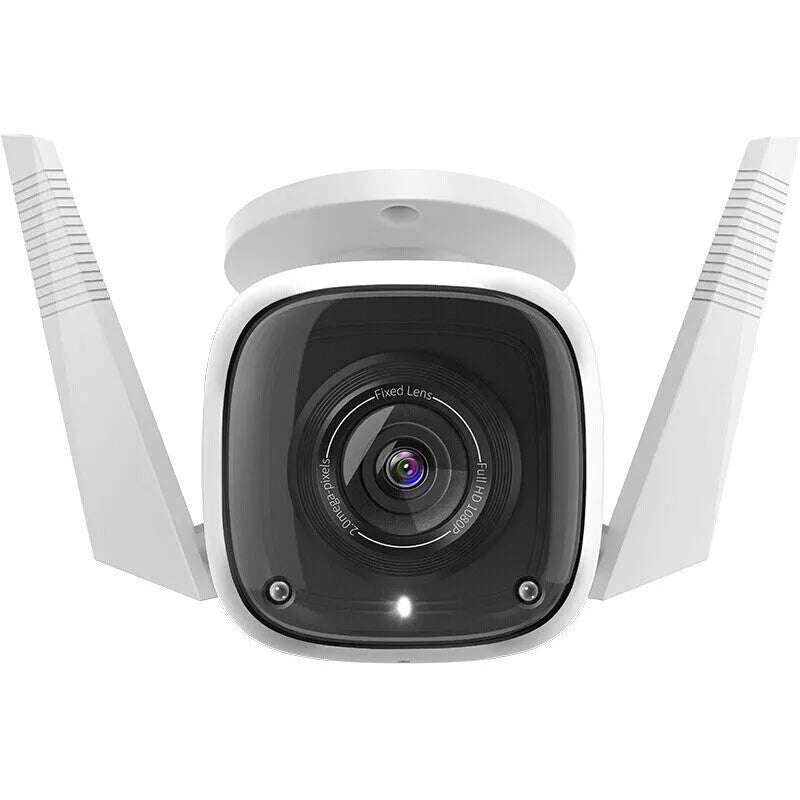 Outdoor webcam with 1080p HD and infrared night vision for security surveillance
