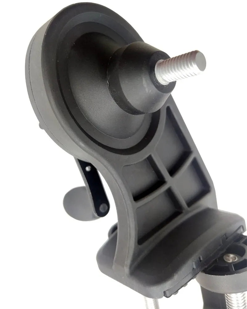 Portable composite fibre fishing line winder tool with extension shaft