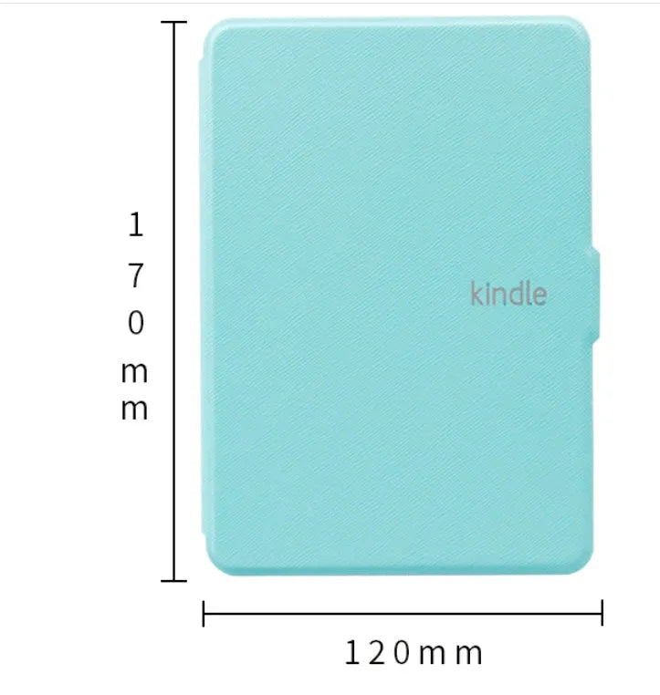 Kindle Paperwhite case in microfiber leather with 170mm by 120mm dimensions
