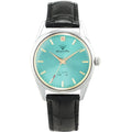 Men's green dial watch with alloy case and choice of four strap styles
