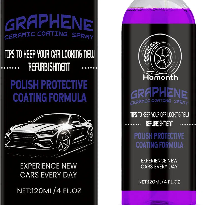 Graphene Ceramic Coating Spray 120ml bottle for car paint protection