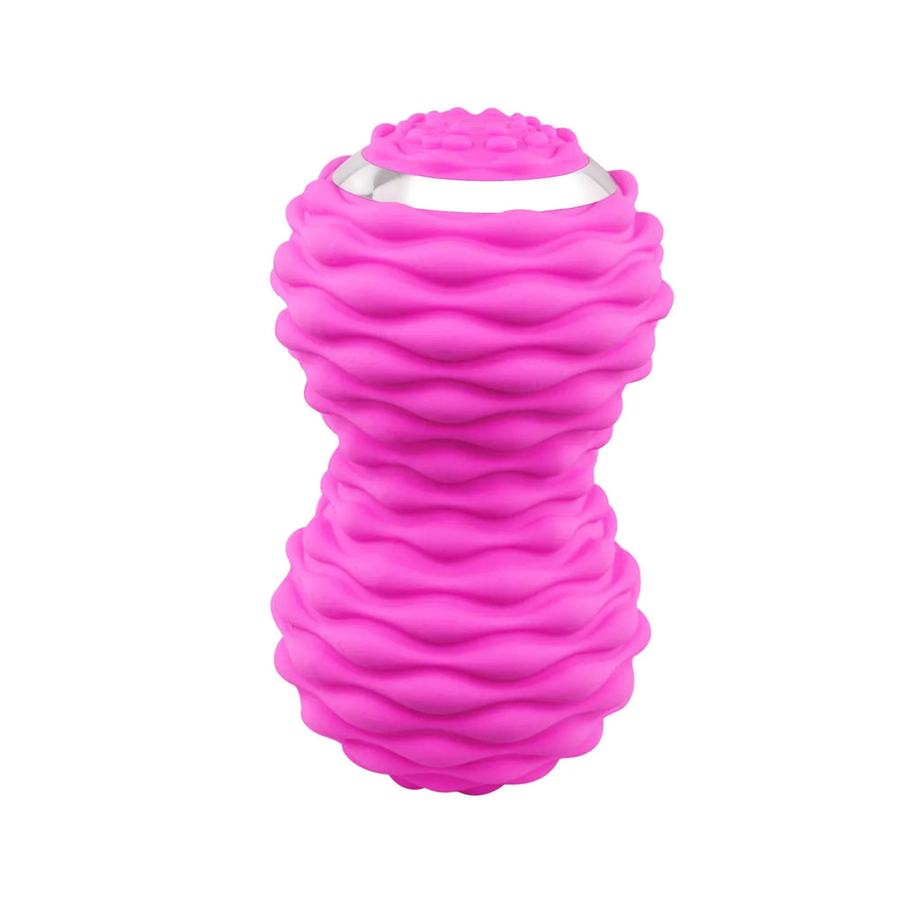 Peanut fascia massage ball in ABS and silicone, 100cm diameter, 0.8kg, black, sky blue, rose red
