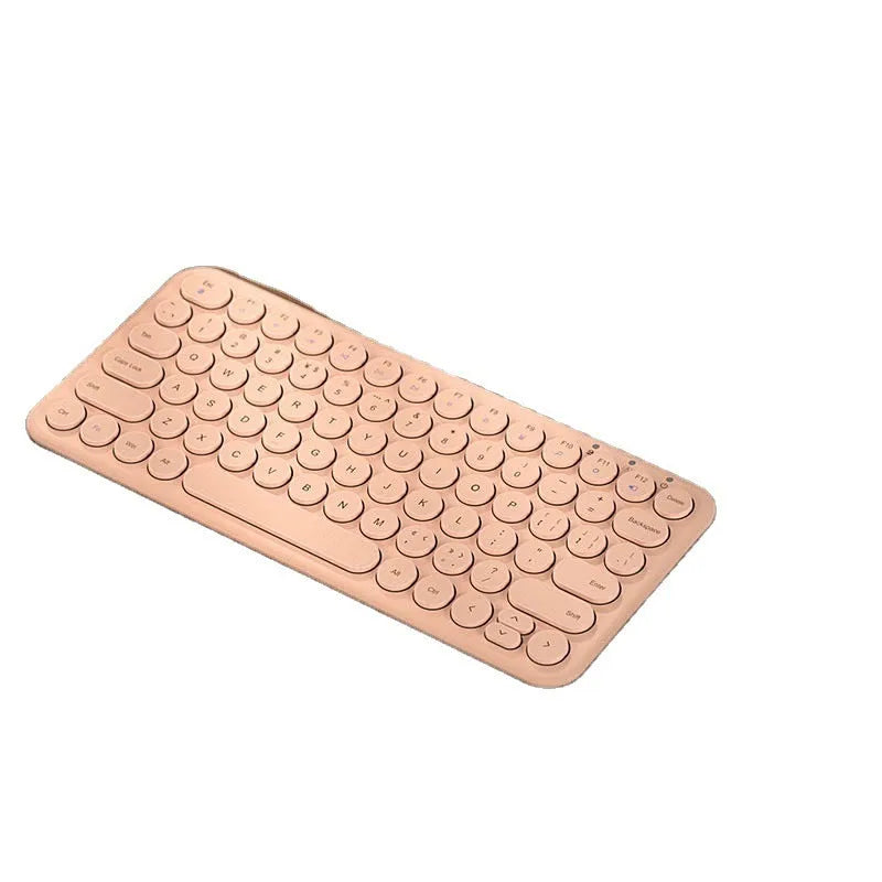 White ultra-thin wireless keyboard and mouse set with USB receiver and clear protective keypad film on a wooden desk